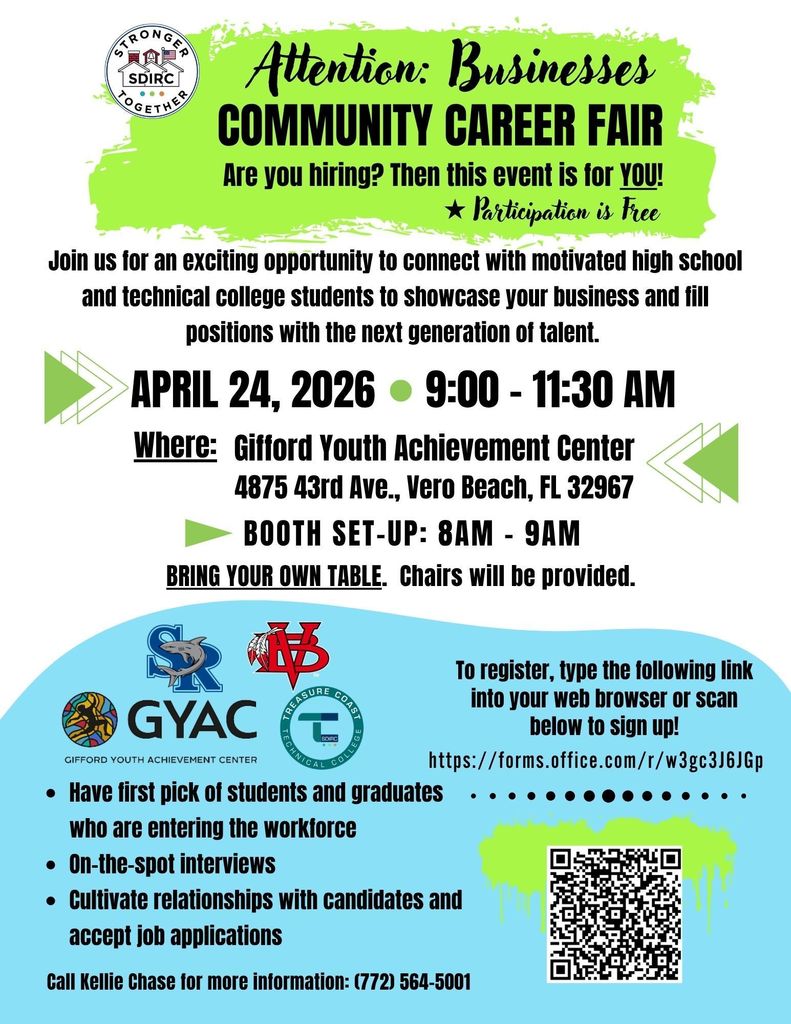 SDIRC Career Fair Flyer