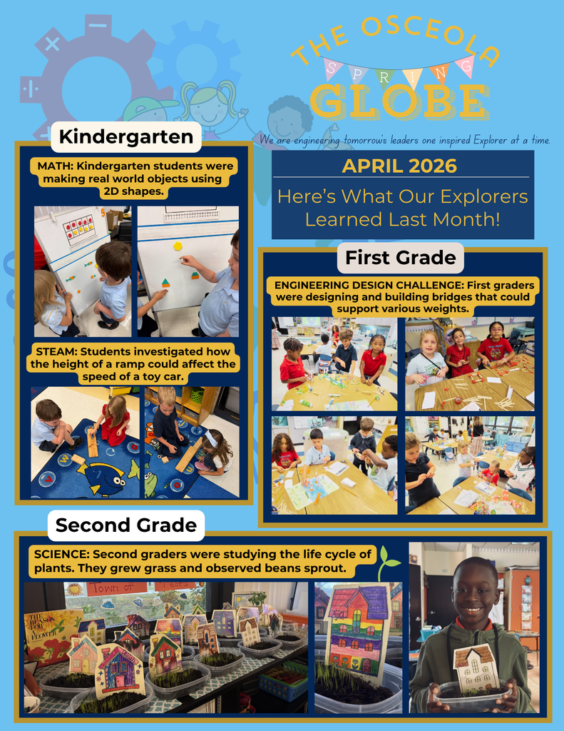 Enjoy our April Osceola Globe!