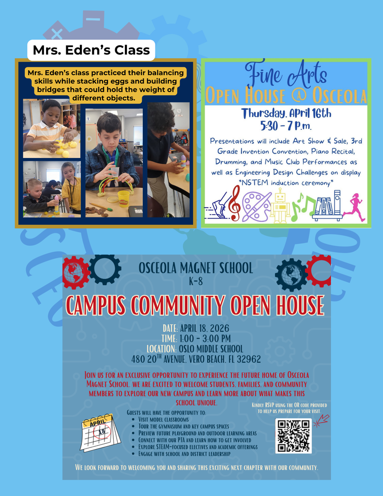 Enjoy our April Osceola Globe!