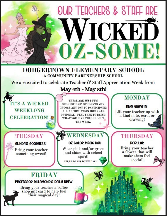 Staff Appreciation Student Flyer