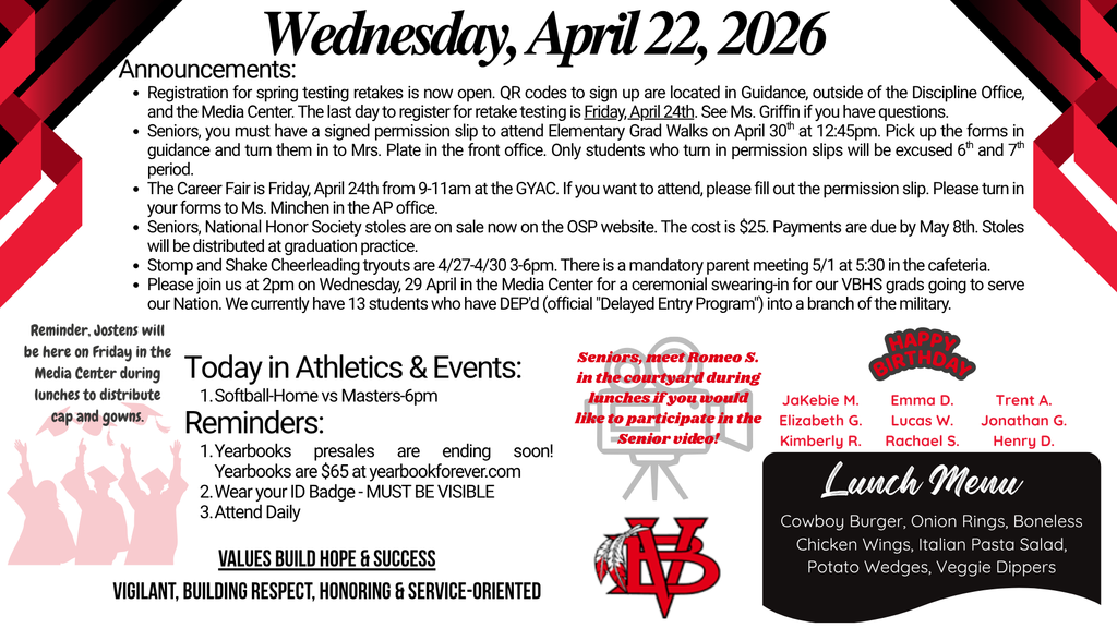 announcements