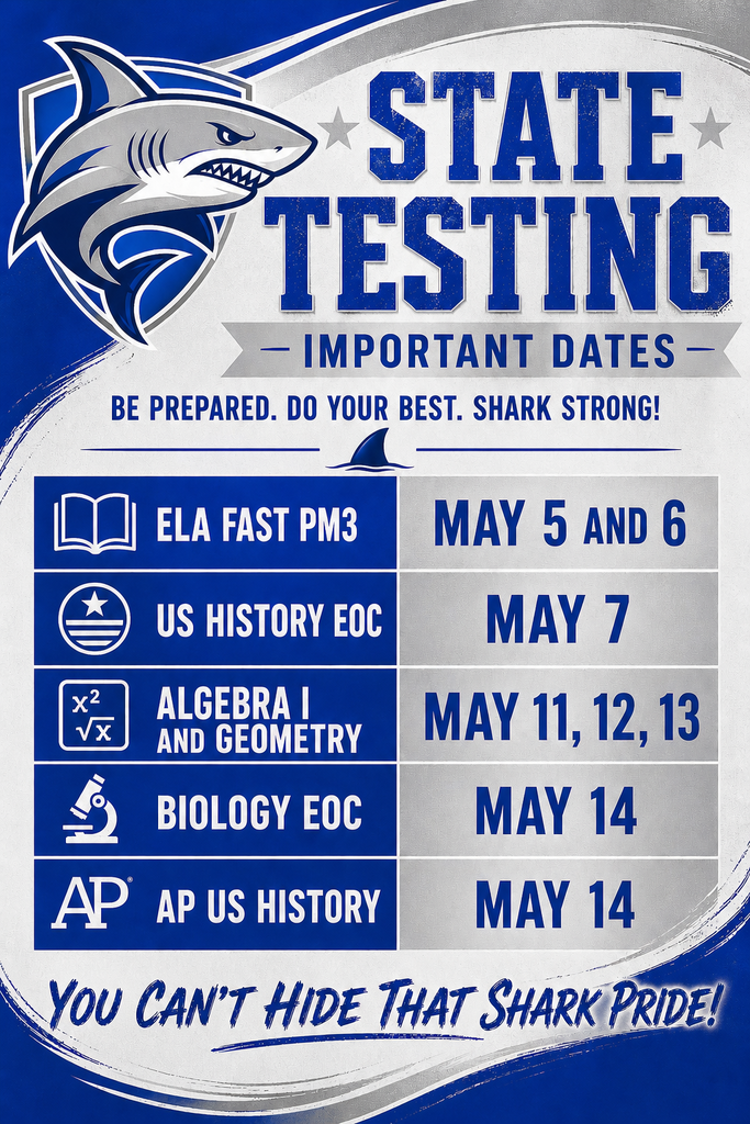 Testing dates flyer