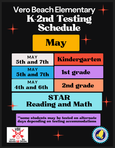 K-2 Testing Schedule