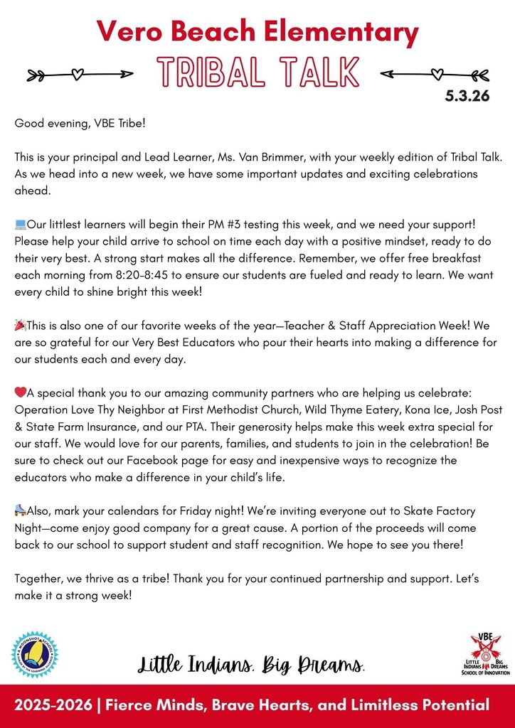 Tribal Talk 5.3.26