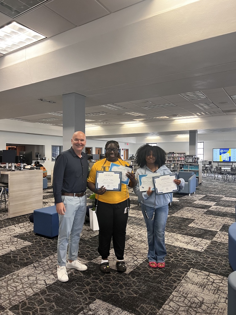 Dr. Moore with Scholarship Recipients