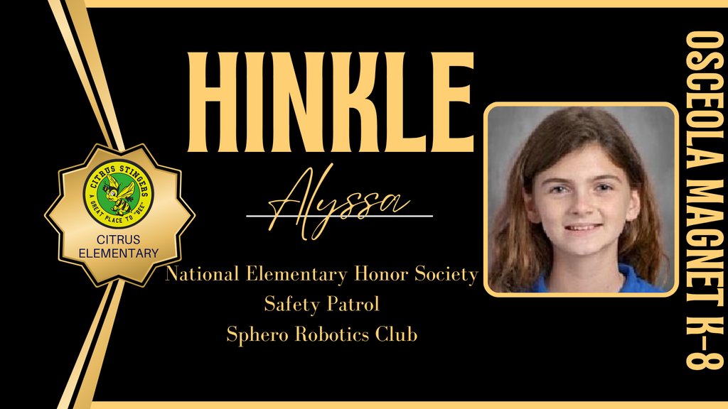 5th Grade Student Highlight