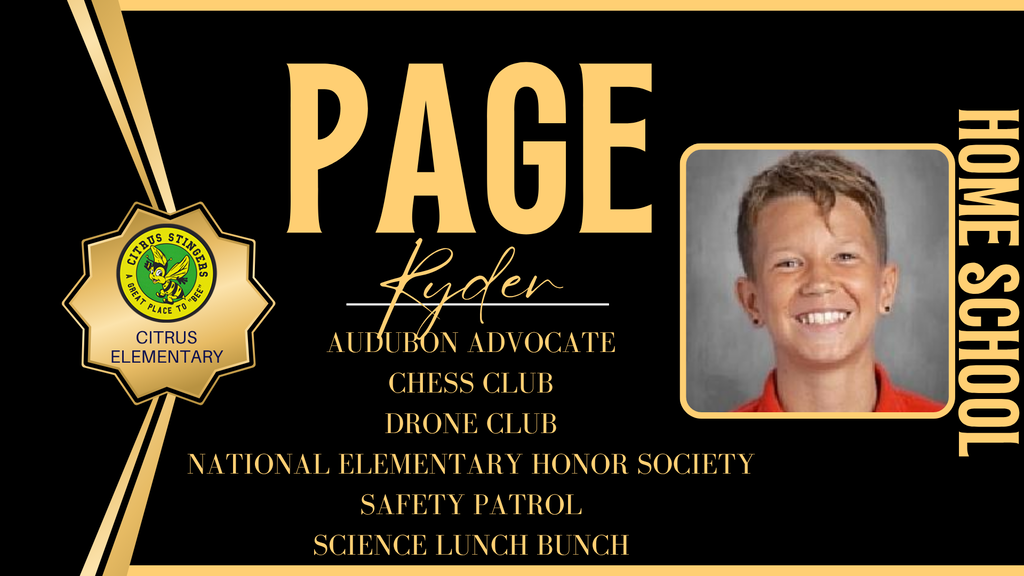5th Grade Student Highlight