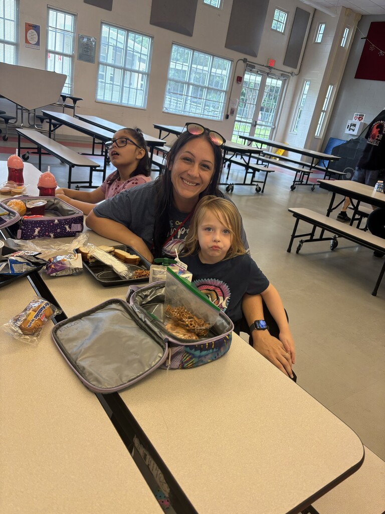 students eating lunch