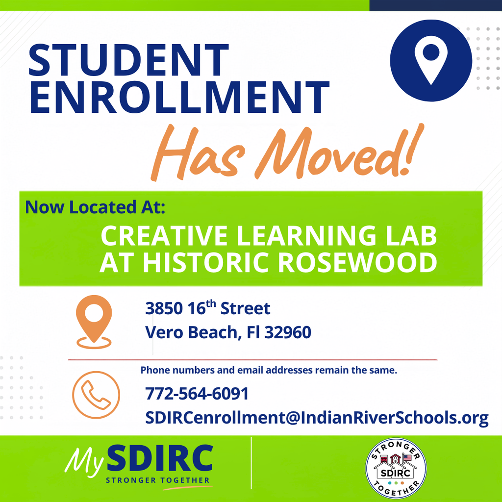 Student Enrollment has Moved Graphic
