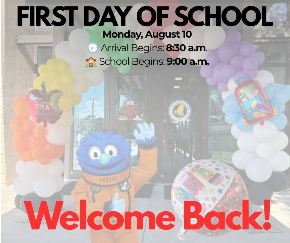 Welcome Back - First Day of School