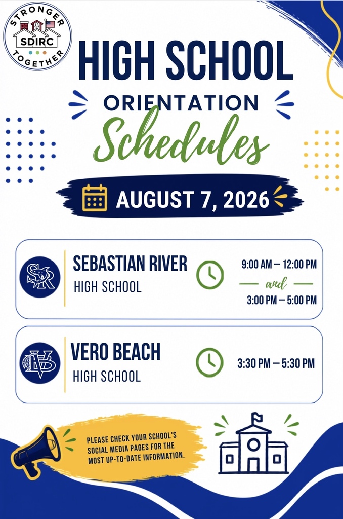 orientation dates for all schools in SDIRC