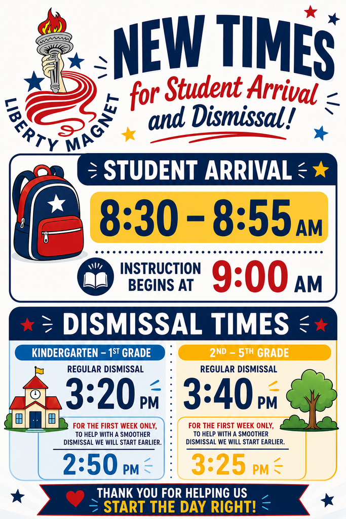 first week dismissal times