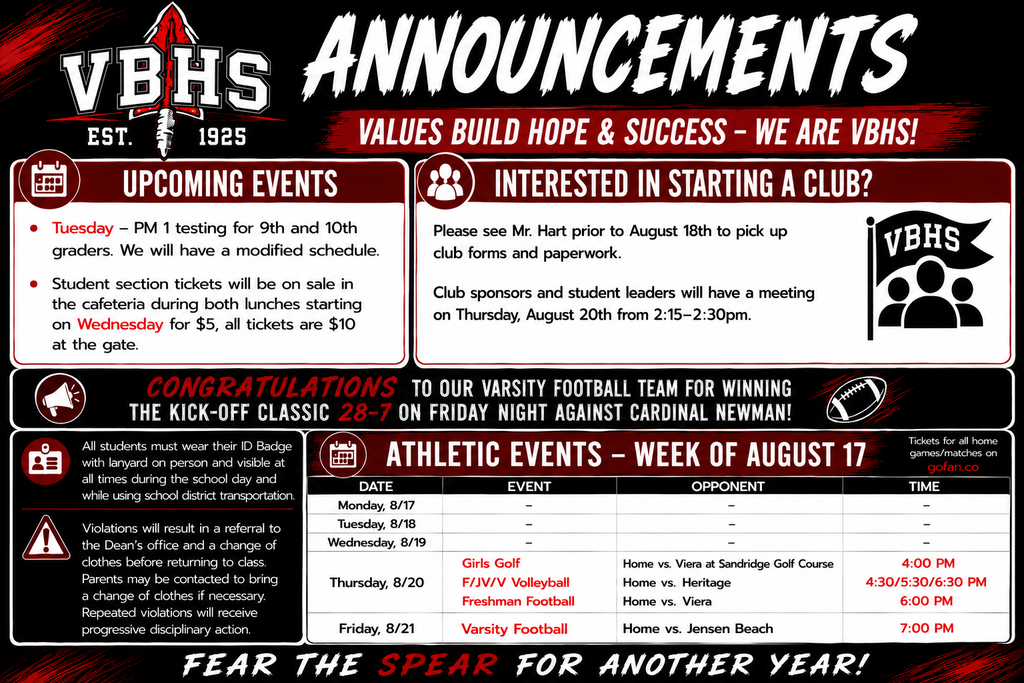 announcements