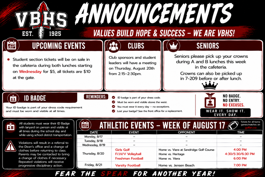 announcements