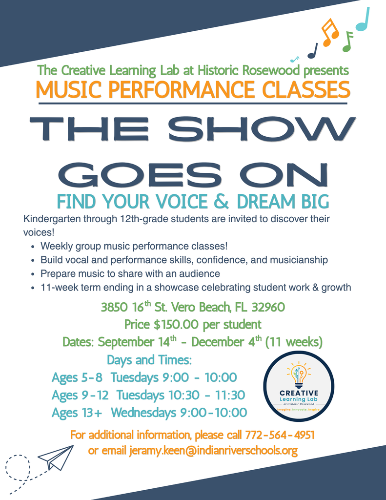 Music Classes Flyer