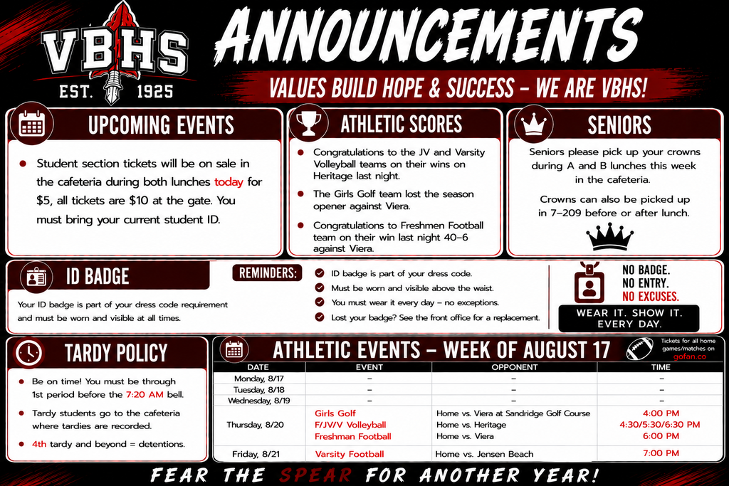 announcements