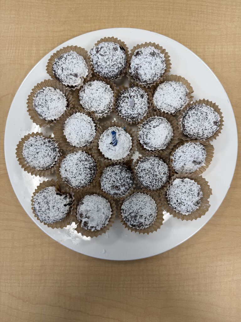 Chocolate flourless mini cakes