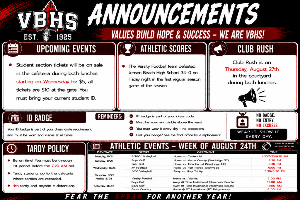 announcements