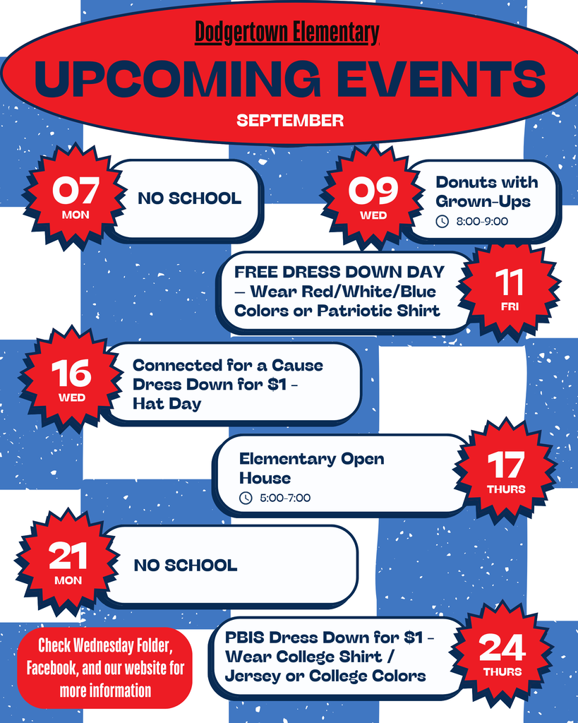 September Parent Calendar