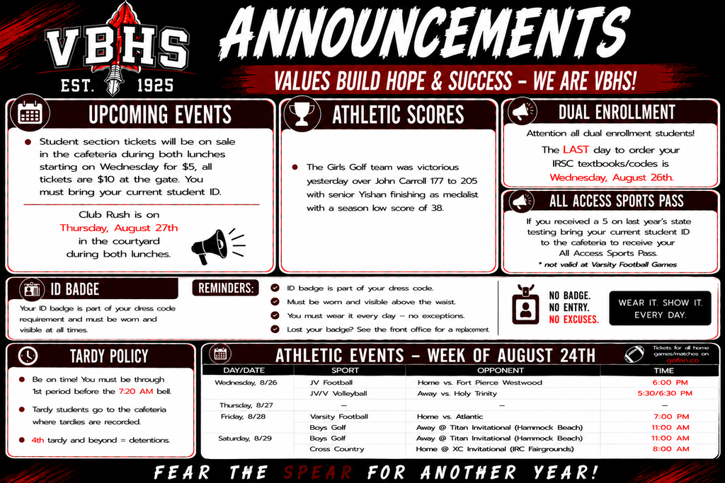 announcements