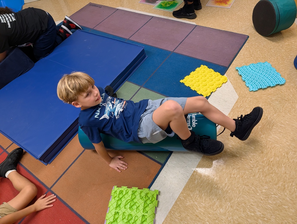 student sensory play