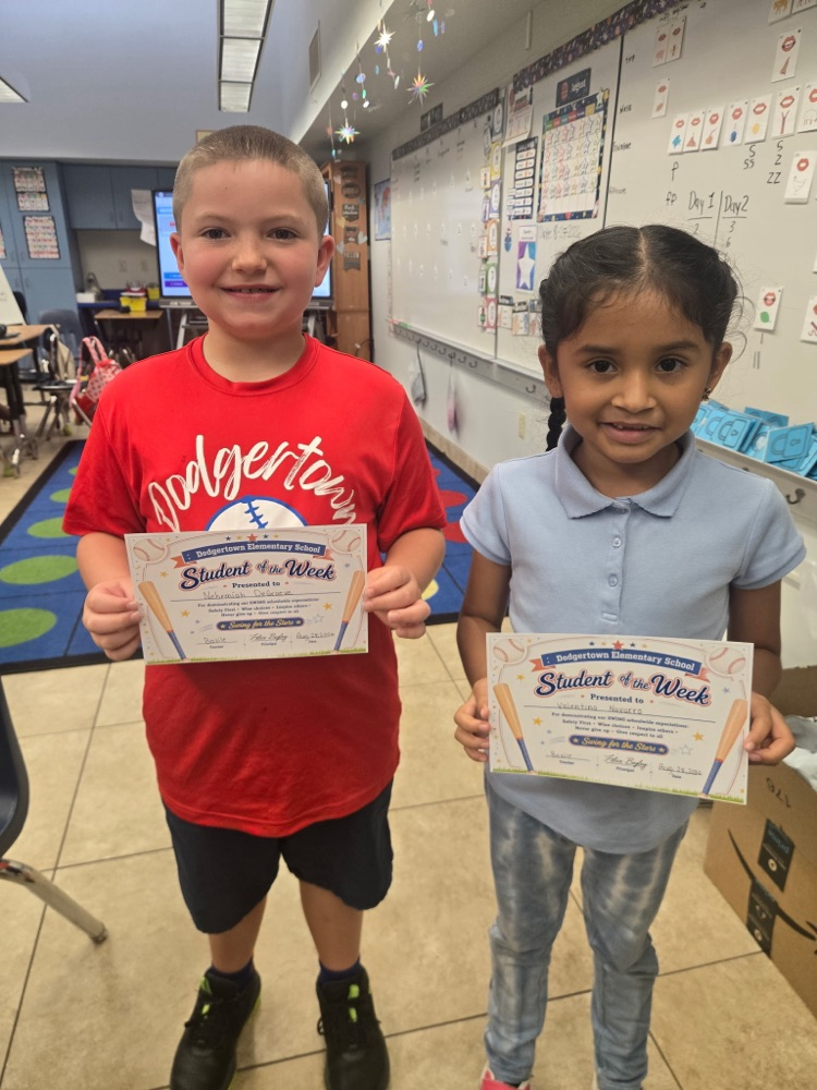 2nd Grade: Nehemiah & Valentina