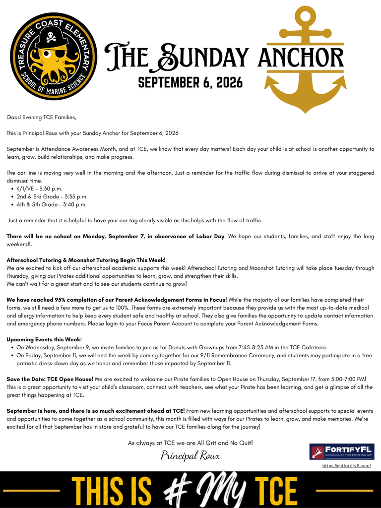 Sunday Anchor 9-6-26
