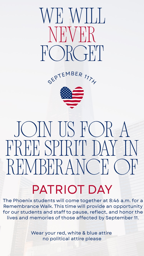 red white and blue spirit day