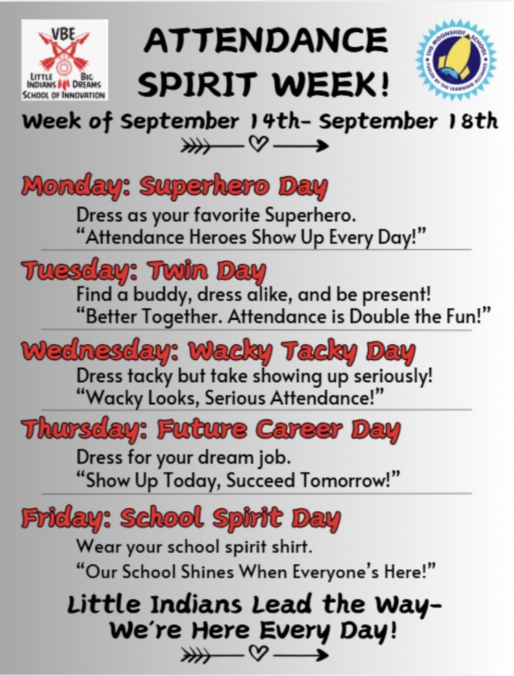 Attendance Spirit Week