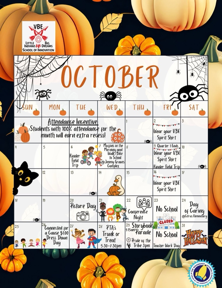 October Family Calendar
