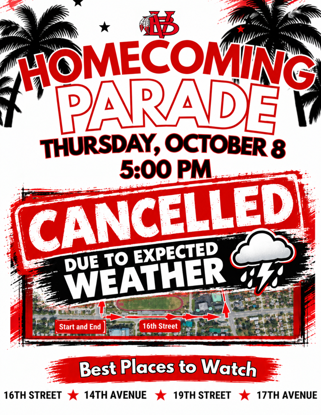 Homecoming Parade Cancelled
