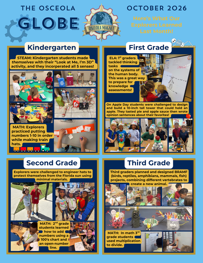 October 2026 Osceola Globe newsletter