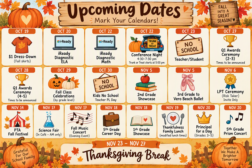 Save the date calendar