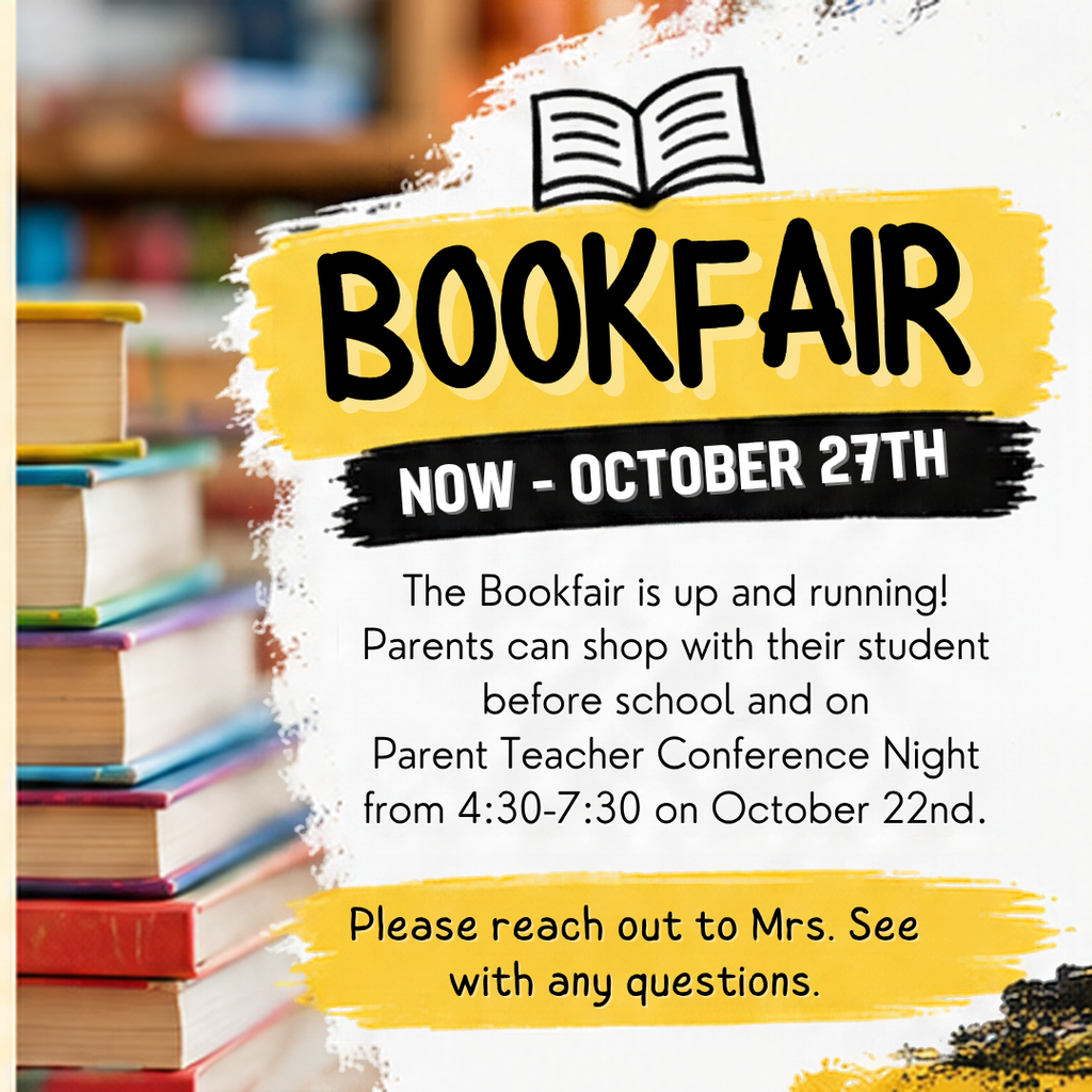 Bookfair is open now through October 27th.