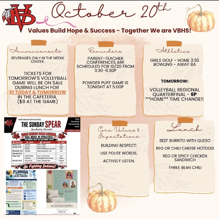 Announcements 10/20