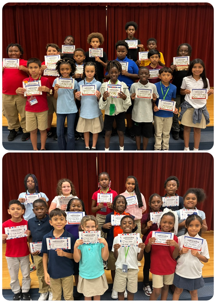 Celebrating our Dodgertown students who received 1st Quarter Awards for perfect attendance, academic effort, and honor roll!