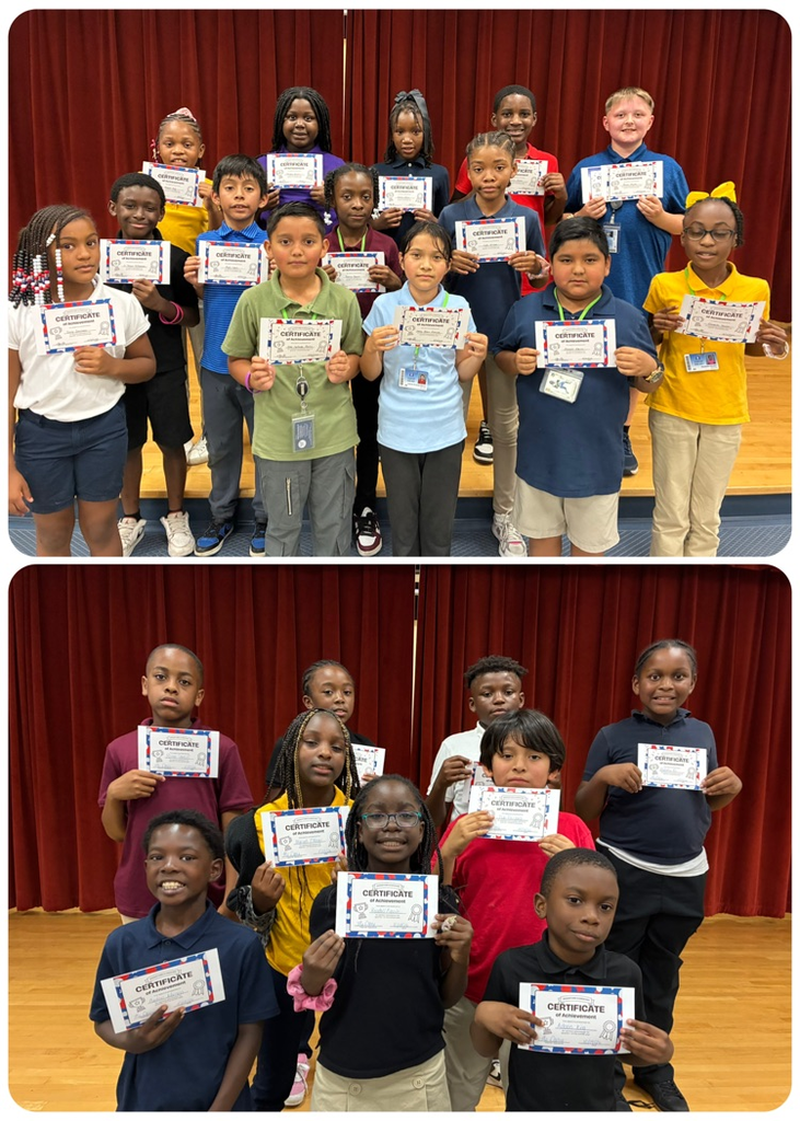 Celebrating our Dodgertown students who received 1st Quarter Awards for perfect attendance, academic effort, and honor roll!