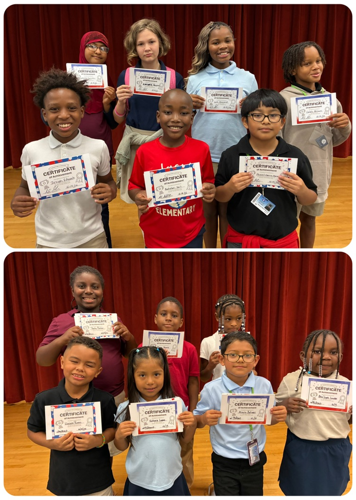 Celebrating our Dodgertown students who received 1st Quarter Awards for perfect attendance, academic effort, and honor roll!