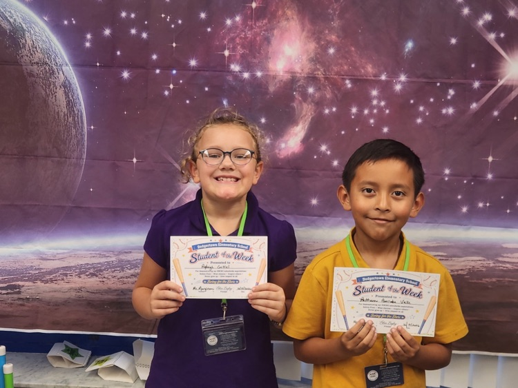 Students are recognized for being selected as Student of the Week for following PBIS Schoolwide Expectations!