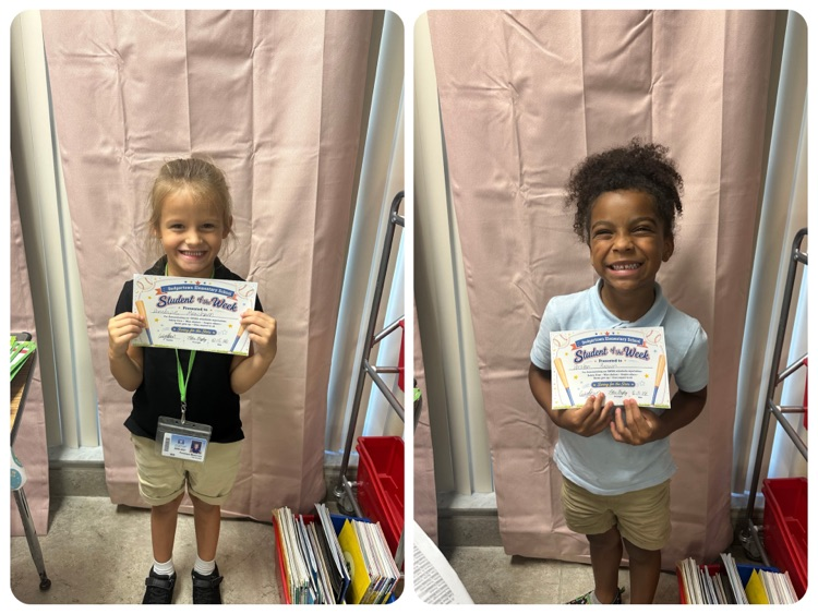 Students are recognized for being selected as Student of the Week for following PBIS Schoolwide Expectations!