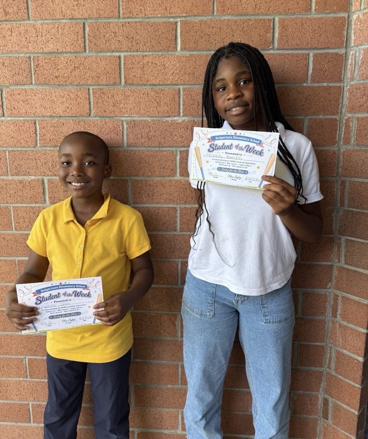 Students are recognized for being selected as Student of the Week for following PBIS Schoolwide Expectations!
