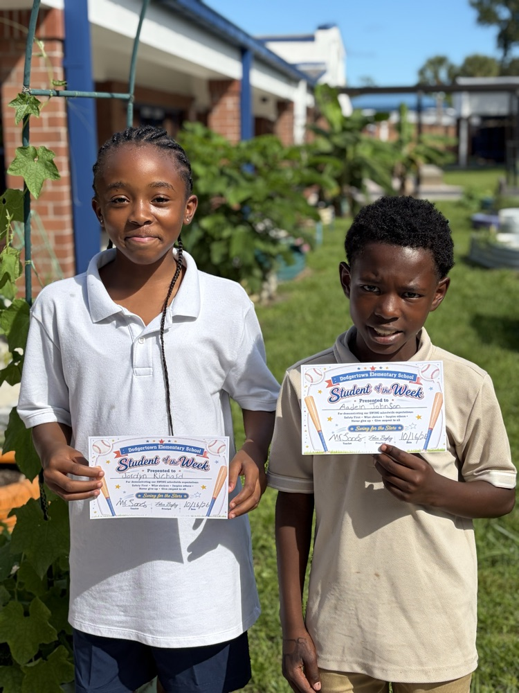 Students are recognized for being selected as Student of the Week for following PBIS Schoolwide Expectations!