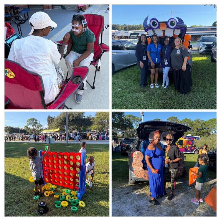 We loved seeing our families at Trunk or Treat!