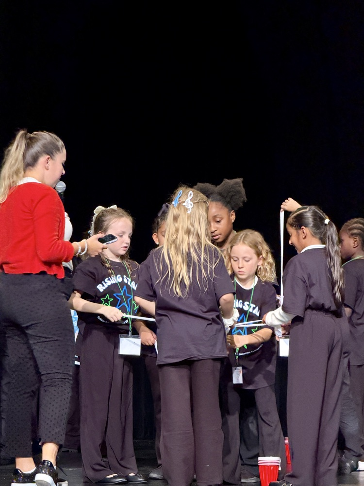 Getting ready to perform