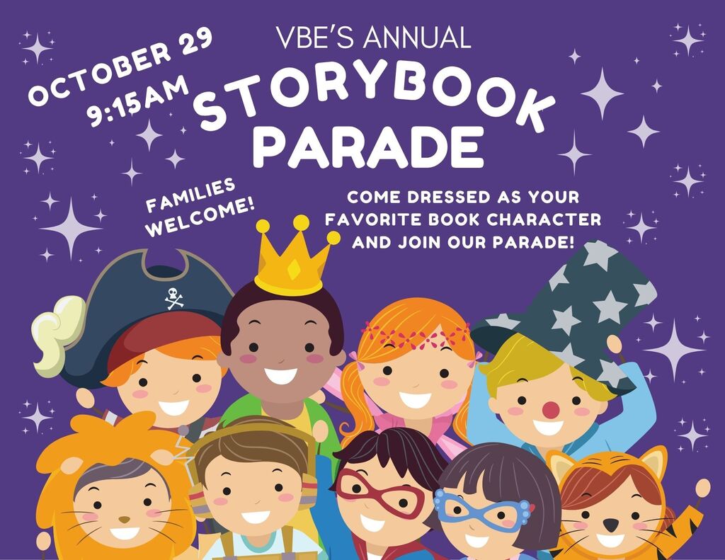 Storybook Parade at 9:15 a.m. on Thursday.