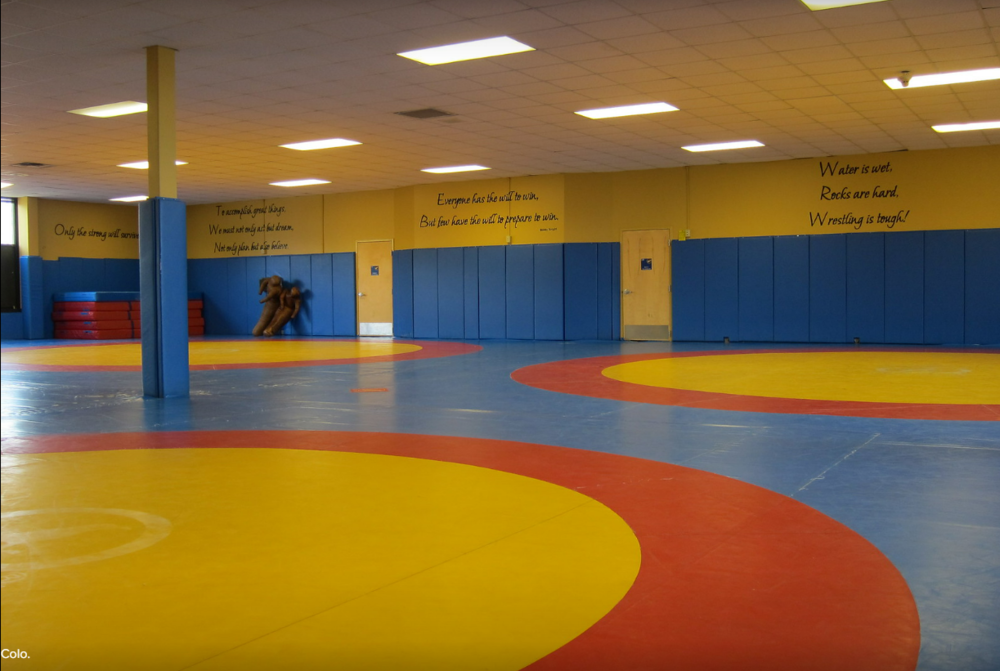wrestling mat