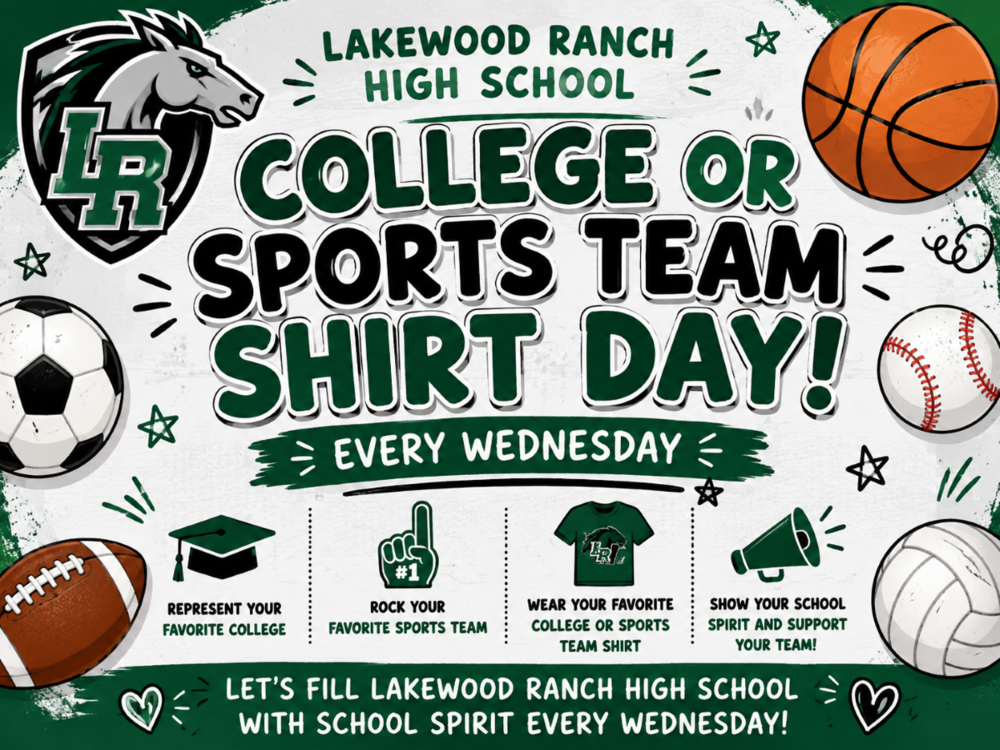 college shirt wednesday flyer