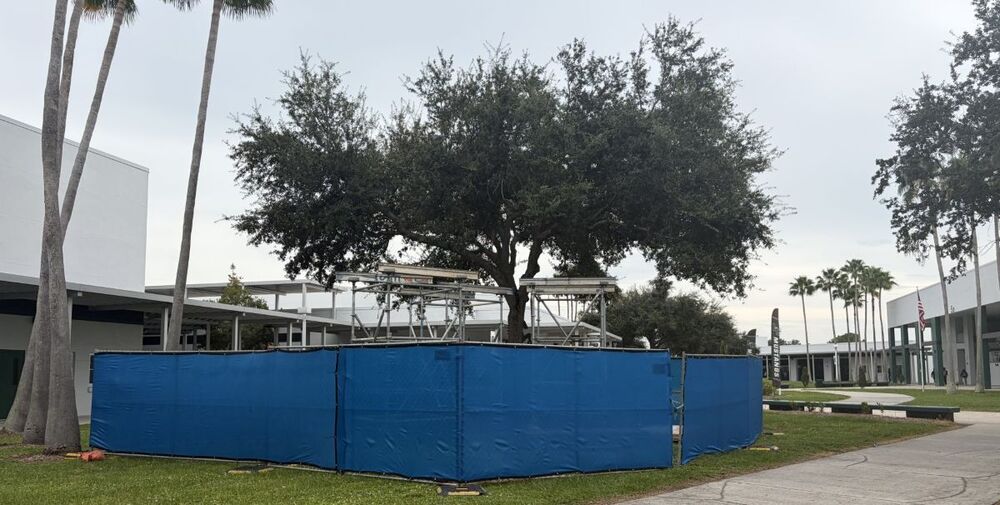 campus construction site