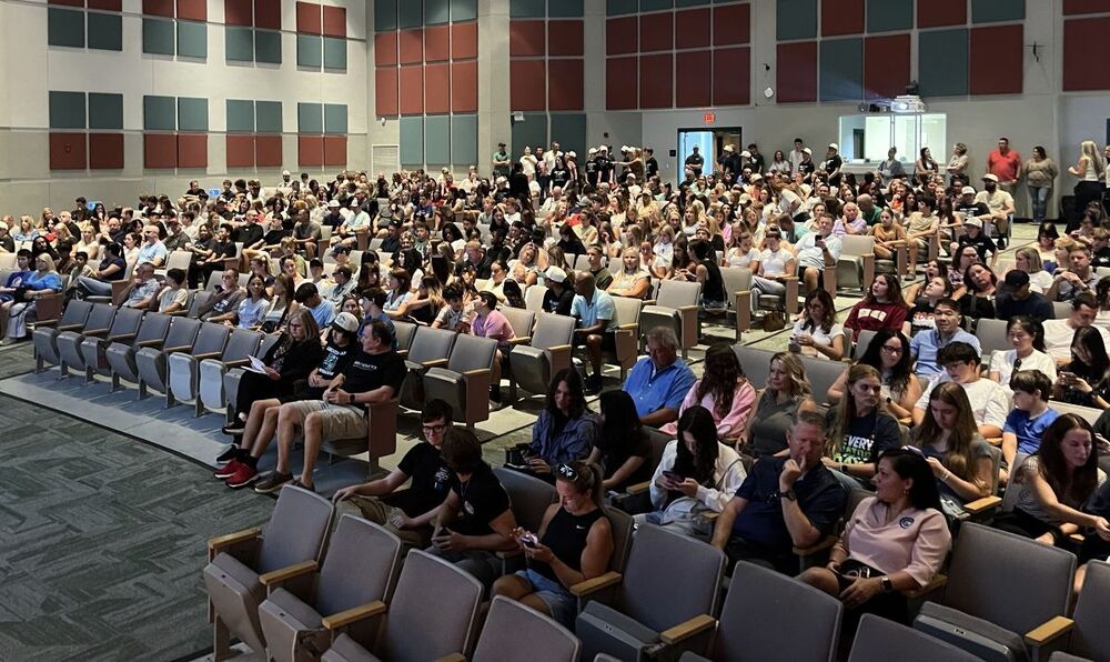 new mustang families attend orientation