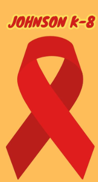 Johnson K-8, red ribbon clip art